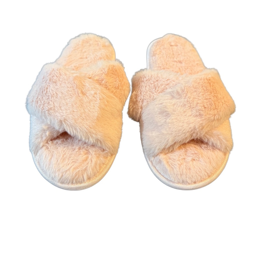 Victoria’s Secret Open Toe Faux Fur Slippers - Picture 5 of 9